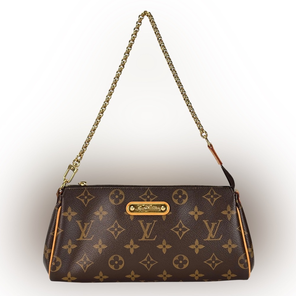 Louis Vuitton Monogram Canvas Eva Pochette Shoulder Bag